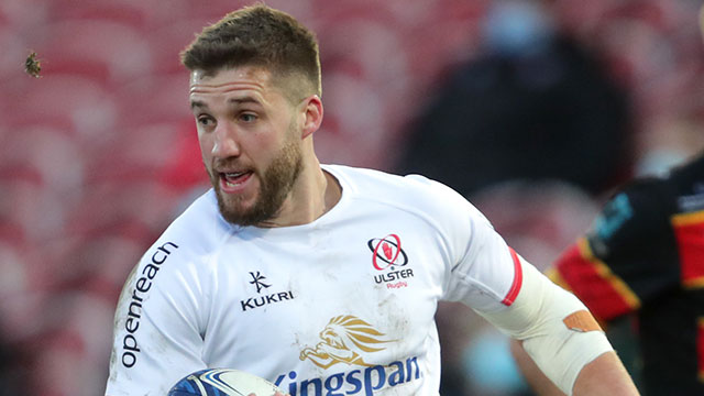 Stuart McCloskey in action for Ulster against Gloucester