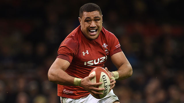 Taulupe Faletau playing for Wales