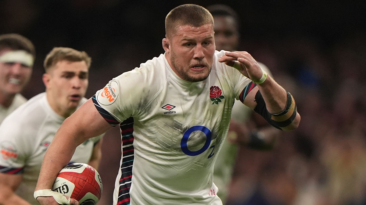 Tom Willis in action for England against Wales during 2025 Six Nations