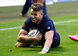 Tommy Seymour scores a try for Scotland v Fiji