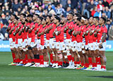 Tonga line up against Scotland in 2021 autumn internationals