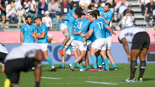 Uruguay beat Fiji at the World Cup