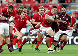 Wales take on Georgia during 2019 World Cup
