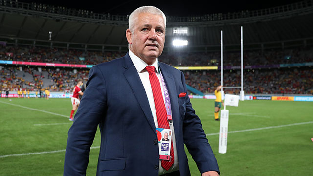 Warren Gatland after Wales beat Australia at World Cup