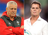 Warren Gatland and Rassie Erasmus