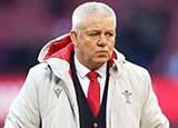 Warren Gatland at Wales v England match during 2023 Six Nations