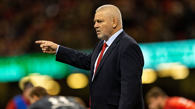 Warren Gatland at the Wales v Scotland Autumn International match