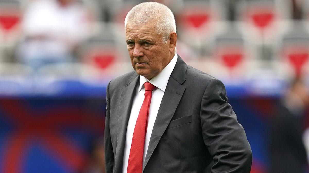 Warren Gatland before Wales v Portugal match at 2023 Rugby World Cup
