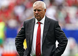 Warren Gatland before Wales v Portugal match during 2023 Rugby World Cup