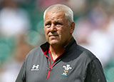 Warren Gatland before the England v Wales World Cup warm up match