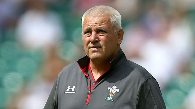 Warren Gatland before the England v Wales World Cup warm up match