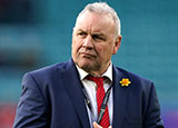 Wayne Pivac at England v Wales match during 2022 Six Nations