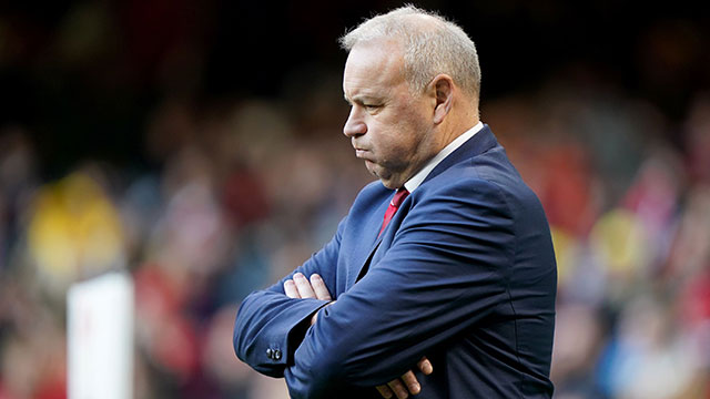 Wayne Pivac at Wales v Georgia match during 2022 Autumn Internationals