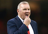 Wayne Pivac during Wales v France match in 2020 Six Nations