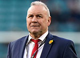 Wayne Pivac during the England v Wales 2022 Six Nations match