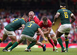 Will Rowlands in action for Wales v South Africa during 2023 summer series