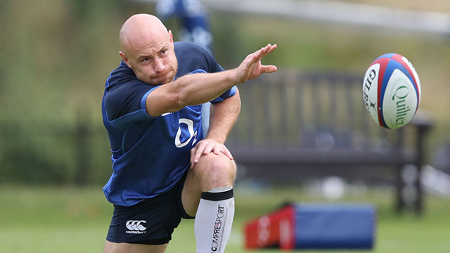 Willi Heinz during an England training session in London